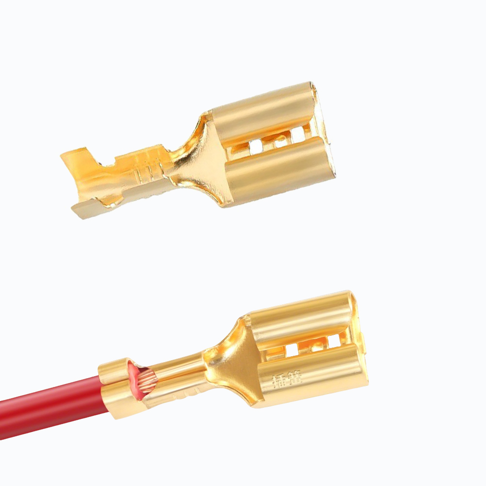 Push Fit Connector - 10/50/100 Sets Platte Push-On Kabel Schoen