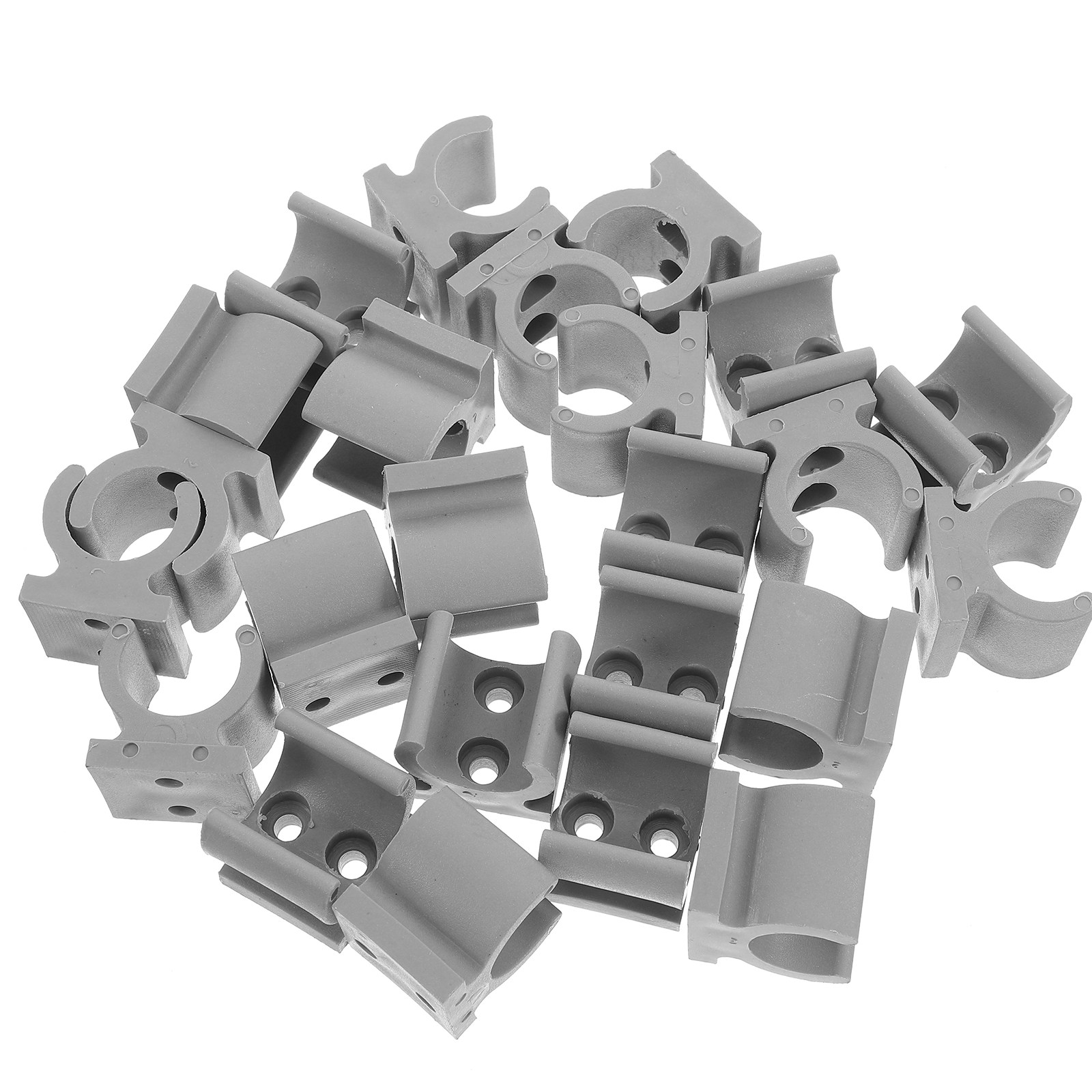 Plastic Pipe Clip - 24 stuks rolstoel toiletstoel U-vormige plastic