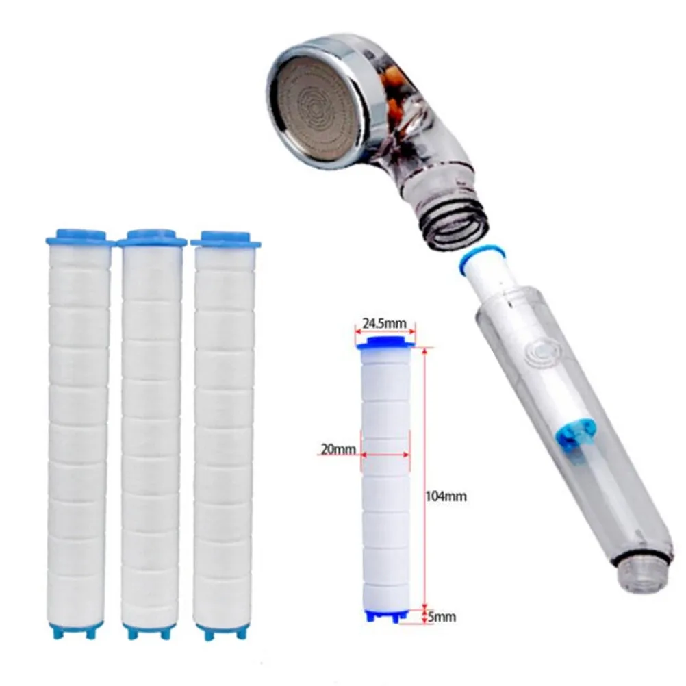Shower Valve Cartridge - 2 stuks ronde PP katoenen filterpatroon