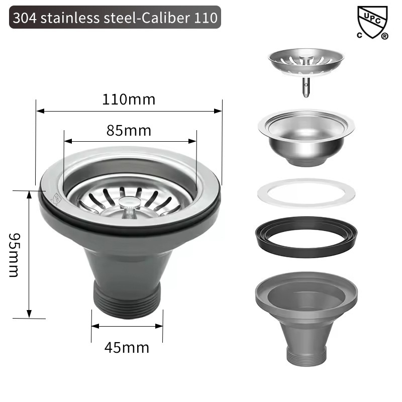 Gootsteen Filter Amerikaanse C - Overflow Pipe Clip recensie en prijs