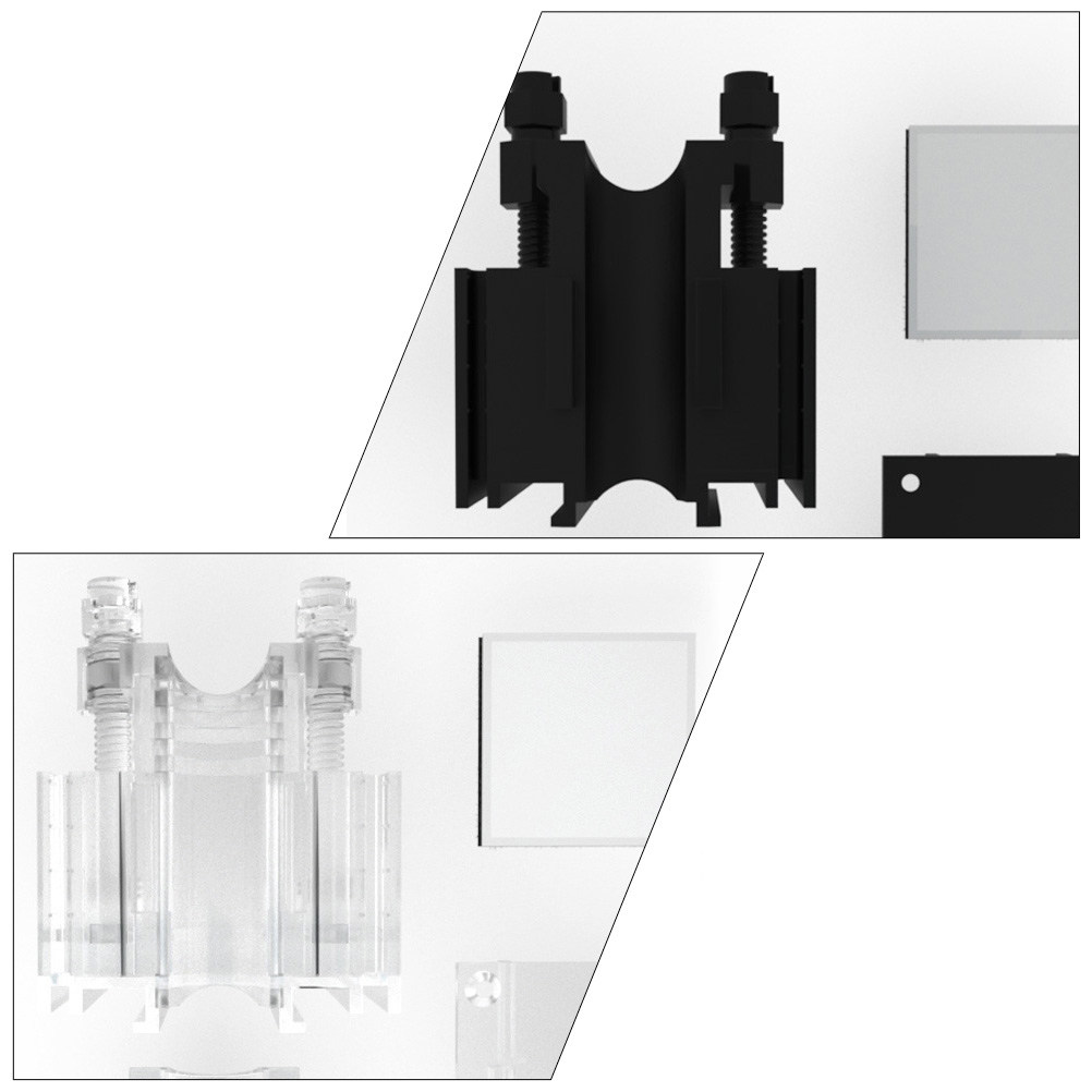 2 stuks acryl bevestigingsklem - Plastic Pipe Clip recensie en prijs